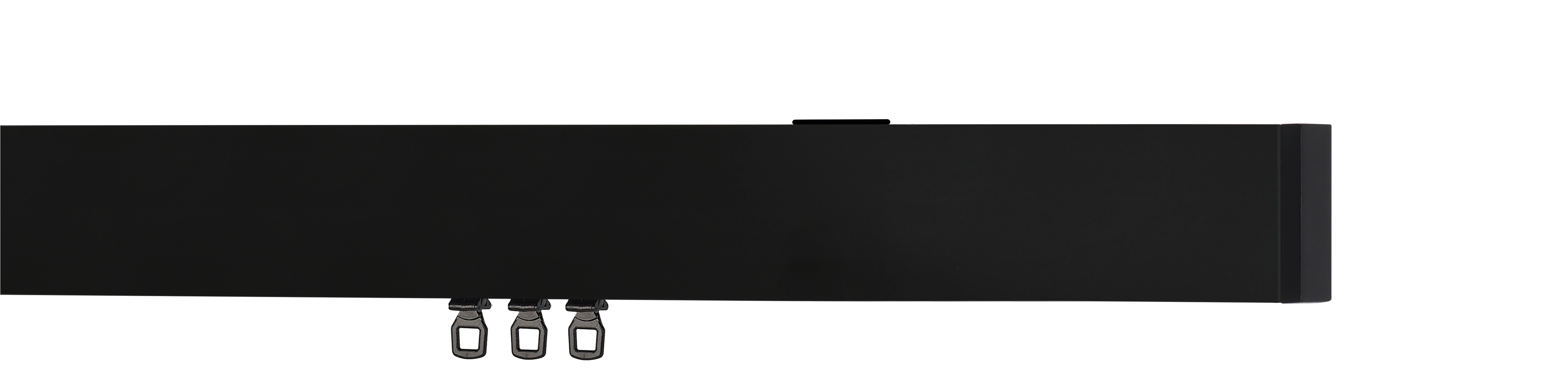 Büsche TECDOR 40x17 mm Deckenmontage 17 in Farbe 157 schwarz matt
