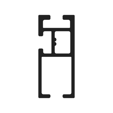 Büsche 8254017 Rechteckprofil 40x17 mm Tecdor25
