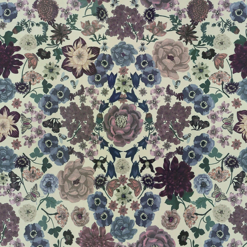 Stoff Phlox & Dahlia 2623-355 von Ado Goldkante