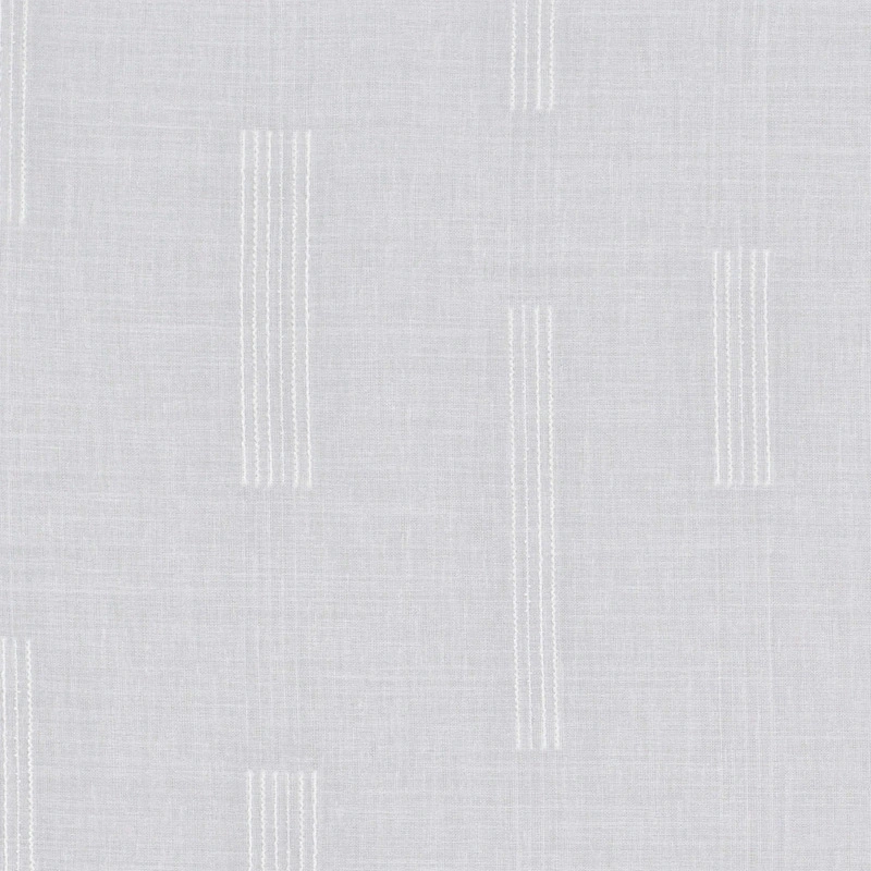 Stoff Pure White Tiles-200 von Ado Goldkante