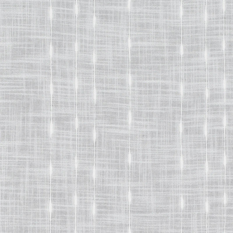 Stoff Pure White Pinstripe-200 von Ado Goldkante