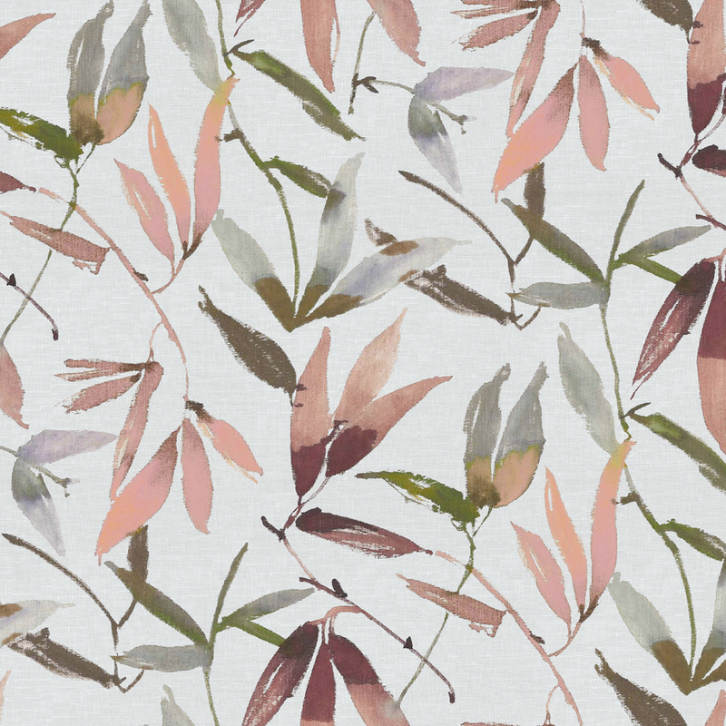 Stoff Swaying Leaves FR RE 8019-582 von Ado Goldkante