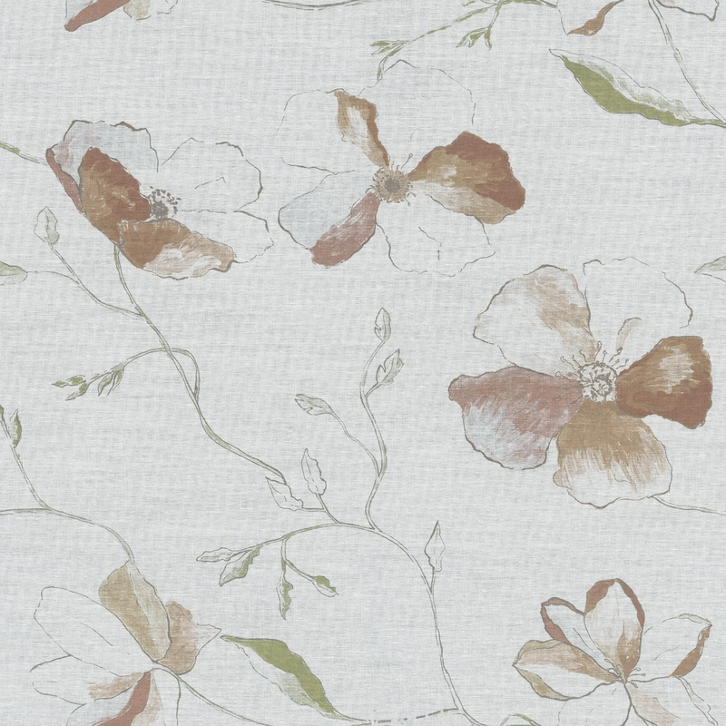 Stoff Anemone 8203 mit Beschwerungsband-131 von Ado Goldkante