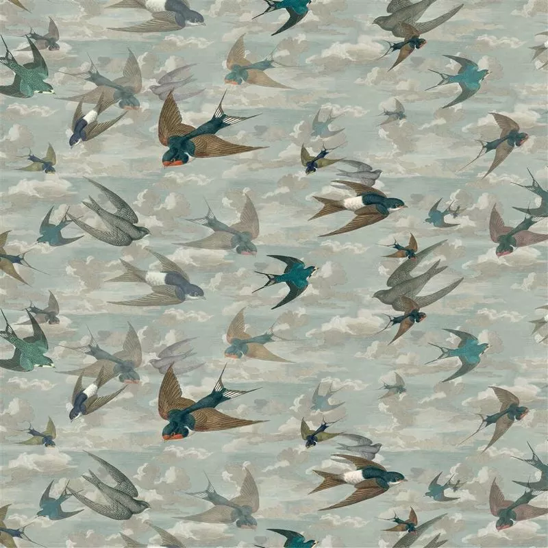 Stoff Chimney Swallows FJD6009/01 von Designers Guild
