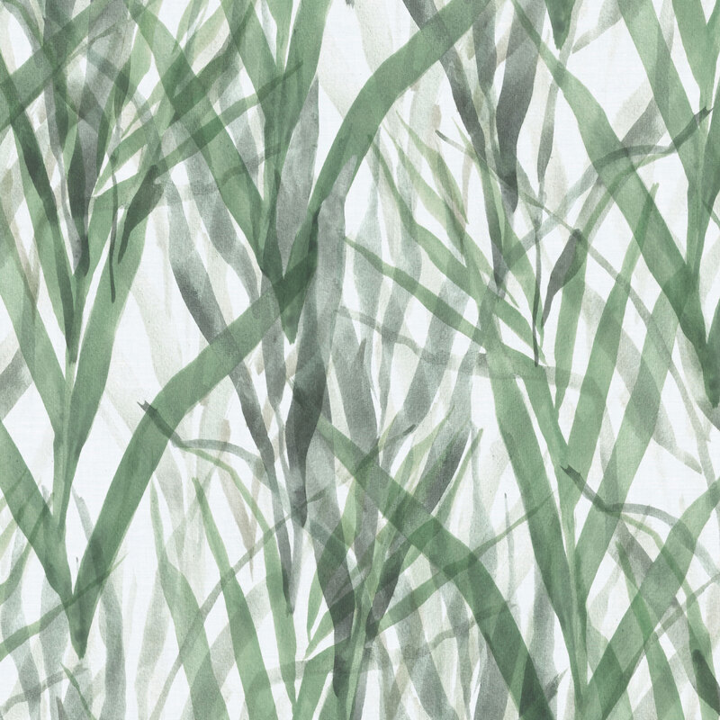 Stoff Botanical-Grass-T-0018 von Kendix