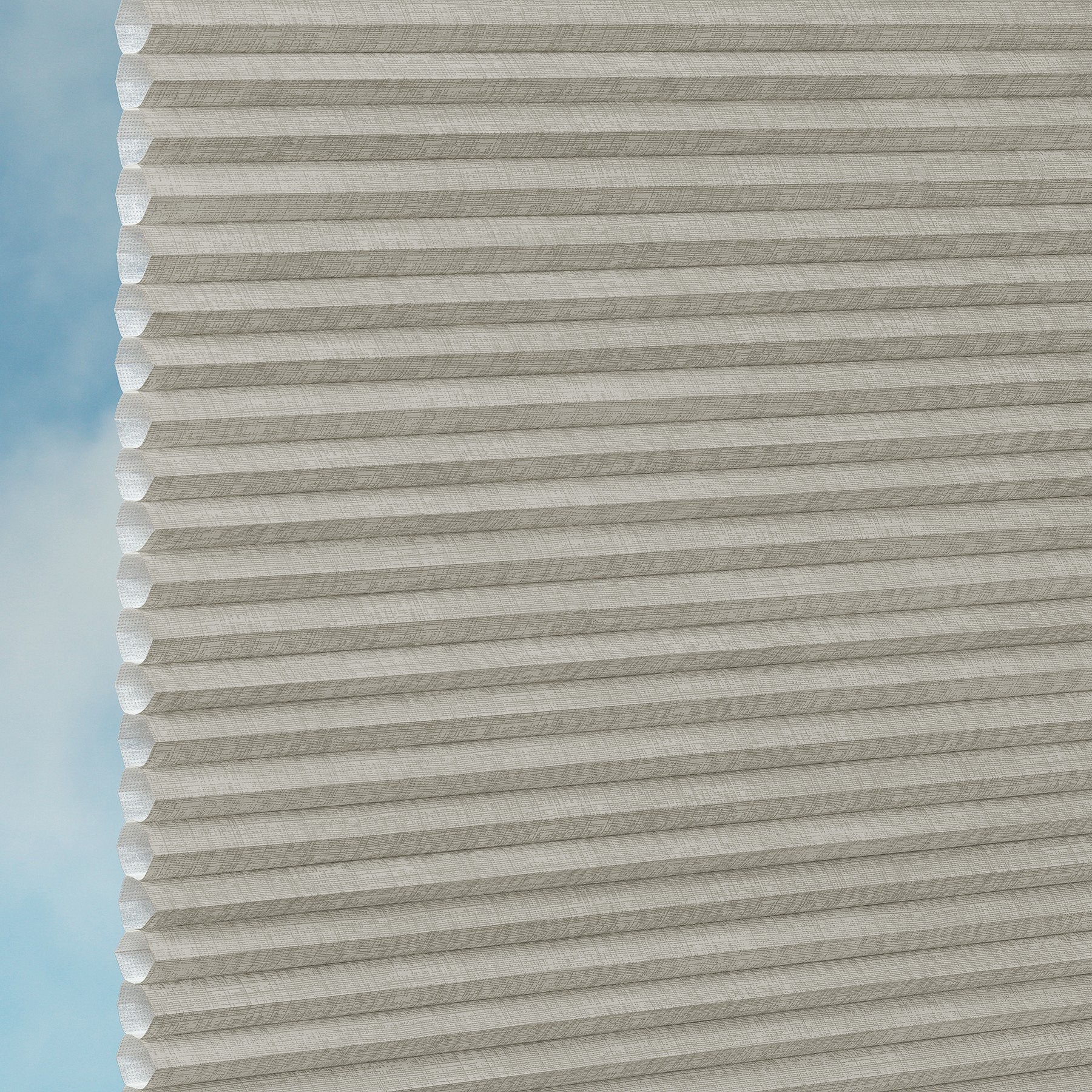 Doupli Wabenplisseestoff Linum Duotone 16H05