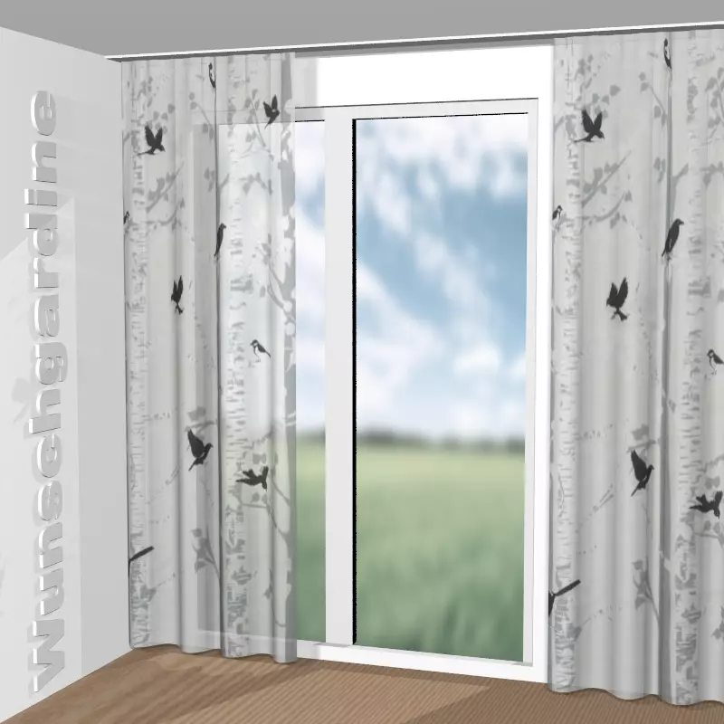 gekräuselt aus Birch Trees JA8046-090