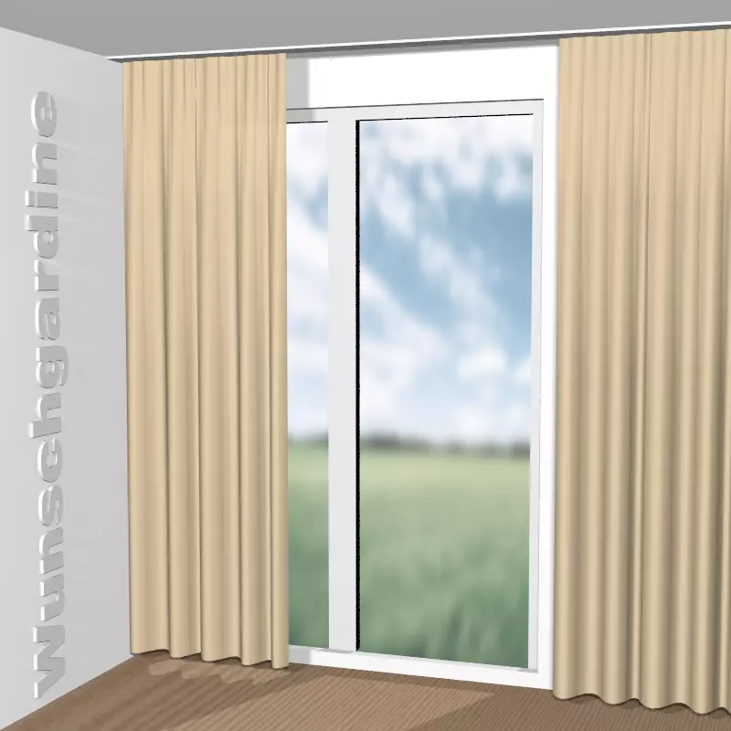 gekräuselt aus Chintz 1-6823-078