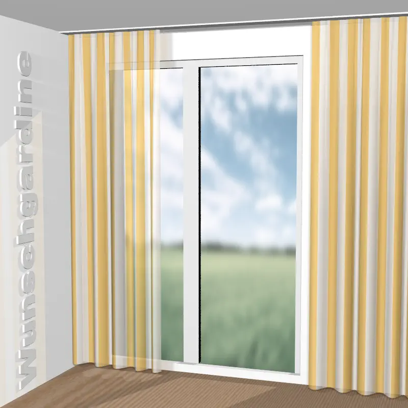 gekräuselt aus Colour Stripe JA7120-040