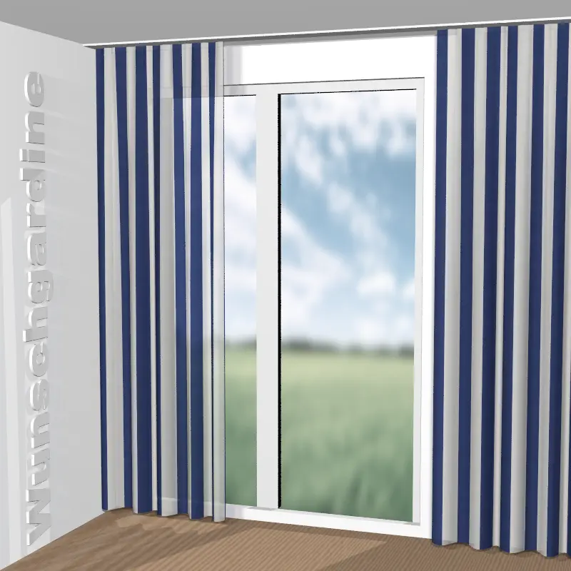 gekräuselt aus Colour Stripe JA7120-052