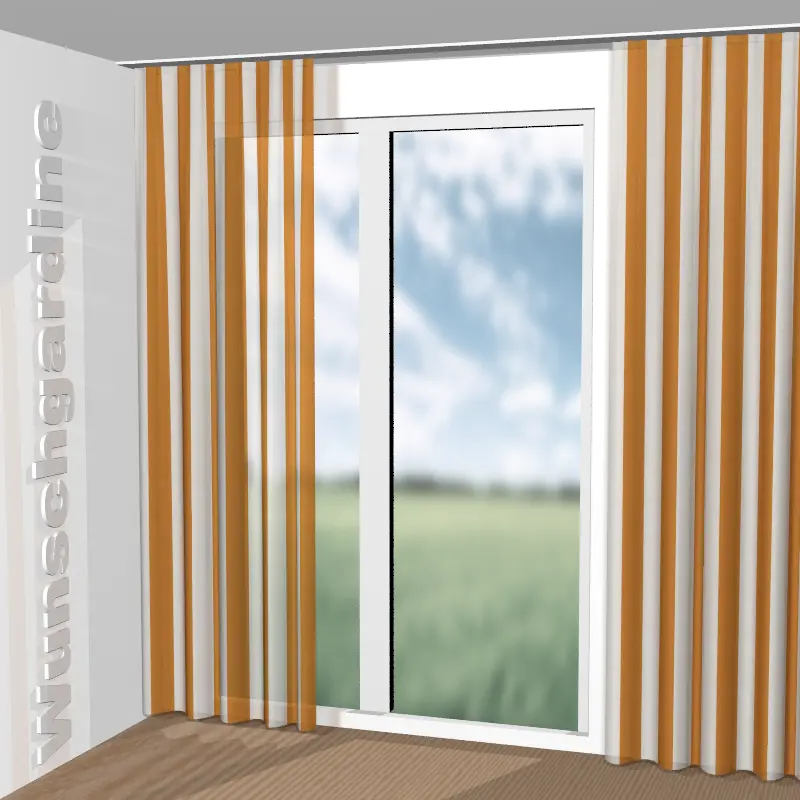 gekräuselt aus Colour Stripe JA7120-063