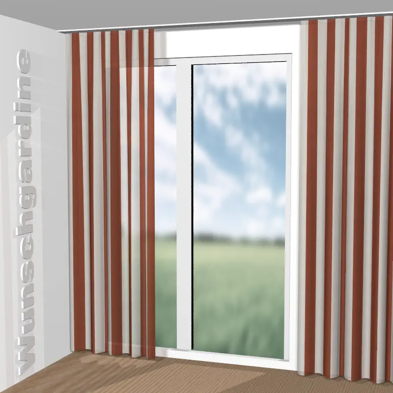 gekräuselt aus Colour Stripe JA7120-064