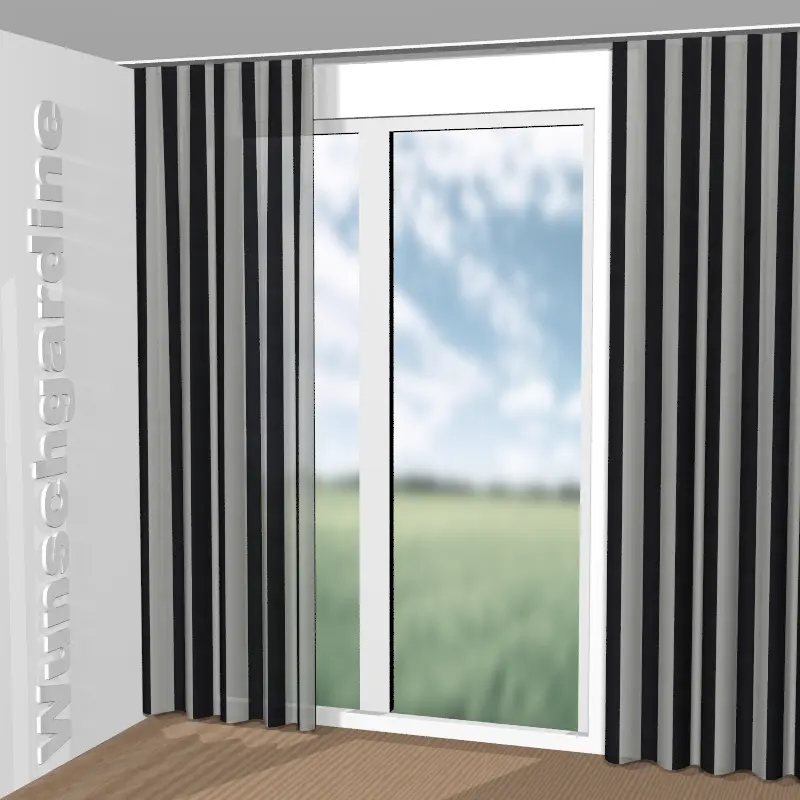 gekräuselt aus Colour Stripe JA7120-095