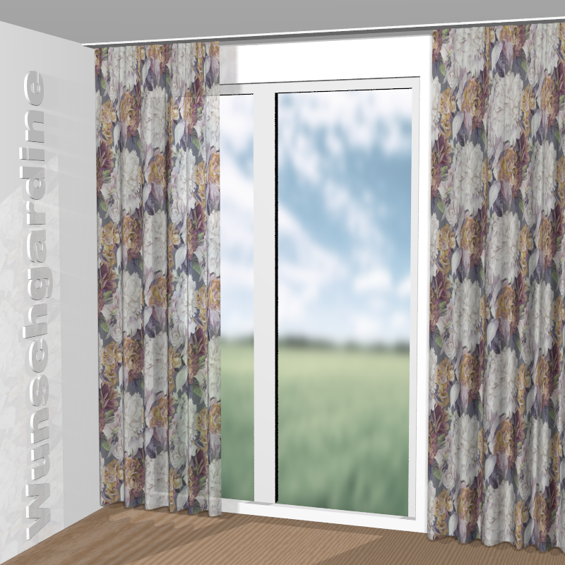 gekräuselt aus Flower Garden JA8092-080