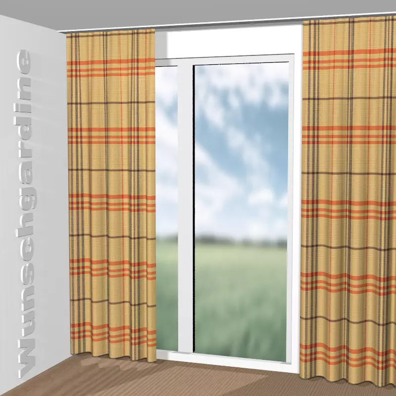 gekräuselt aus Tartan-20
