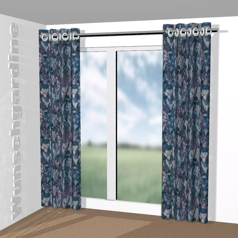 mit Ösen aus Blooming Baroque CA1613/050