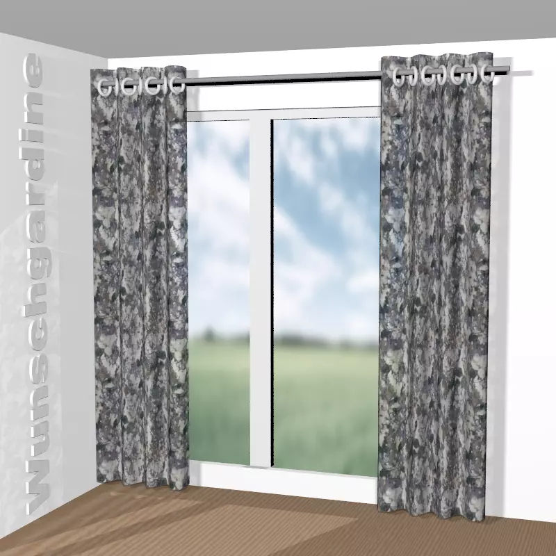 mit Ösen aus Blooming Baroque CA1613/091