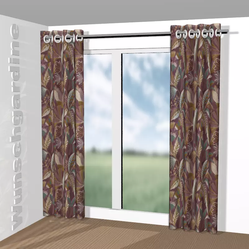 mit Ösen aus Blooming Sky CA1842/080