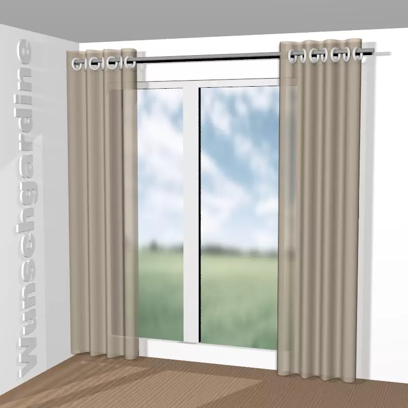 mit Ösen aus Candis 1-6804-073