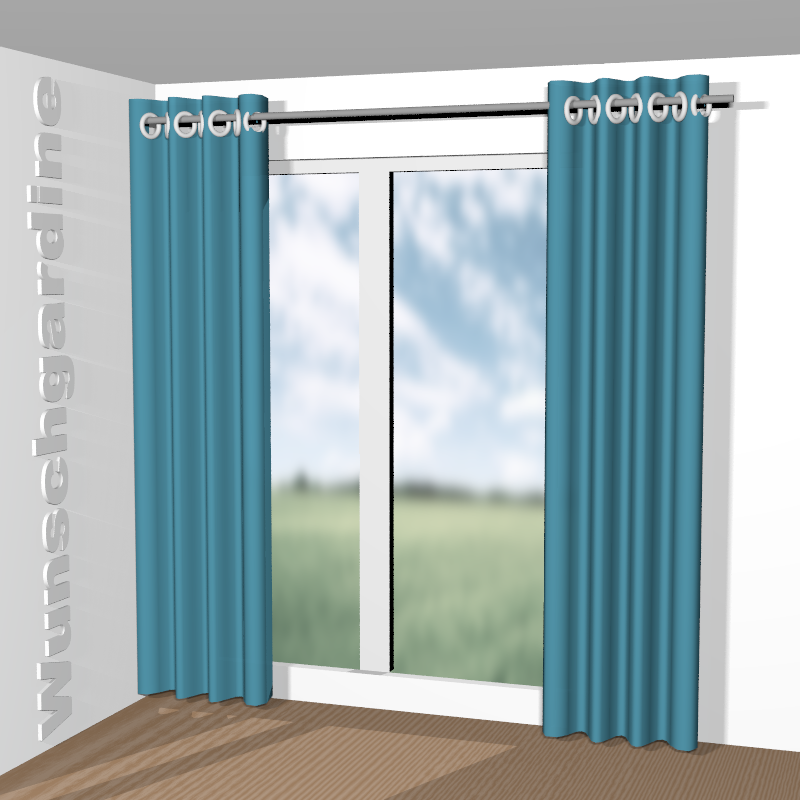 mit Ösen aus Chintz 1-6823-086