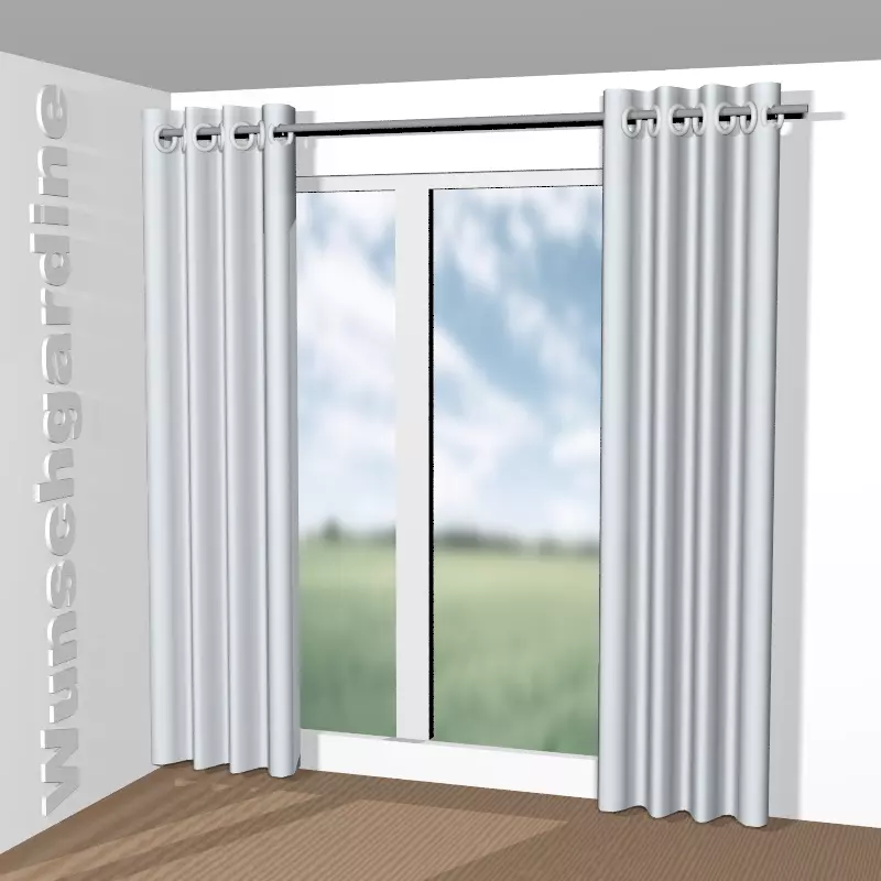 mit Ösen aus Chintz 1-6823-091