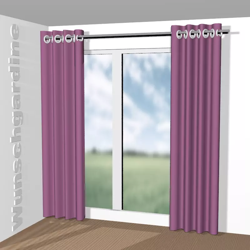 mit Ösen aus Chintz 1-6823-161