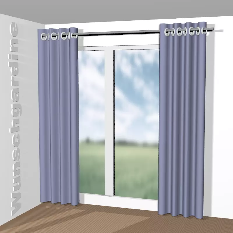 mit Ösen aus Chintz 1-6823-182