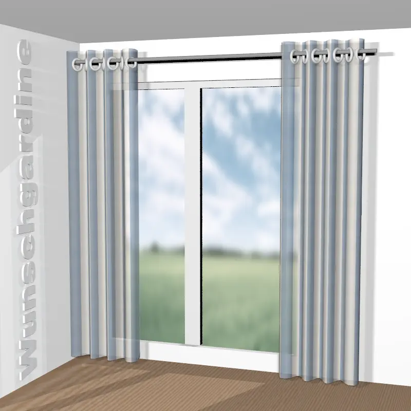 mit Ösen aus Colour Stripe JA7120-051