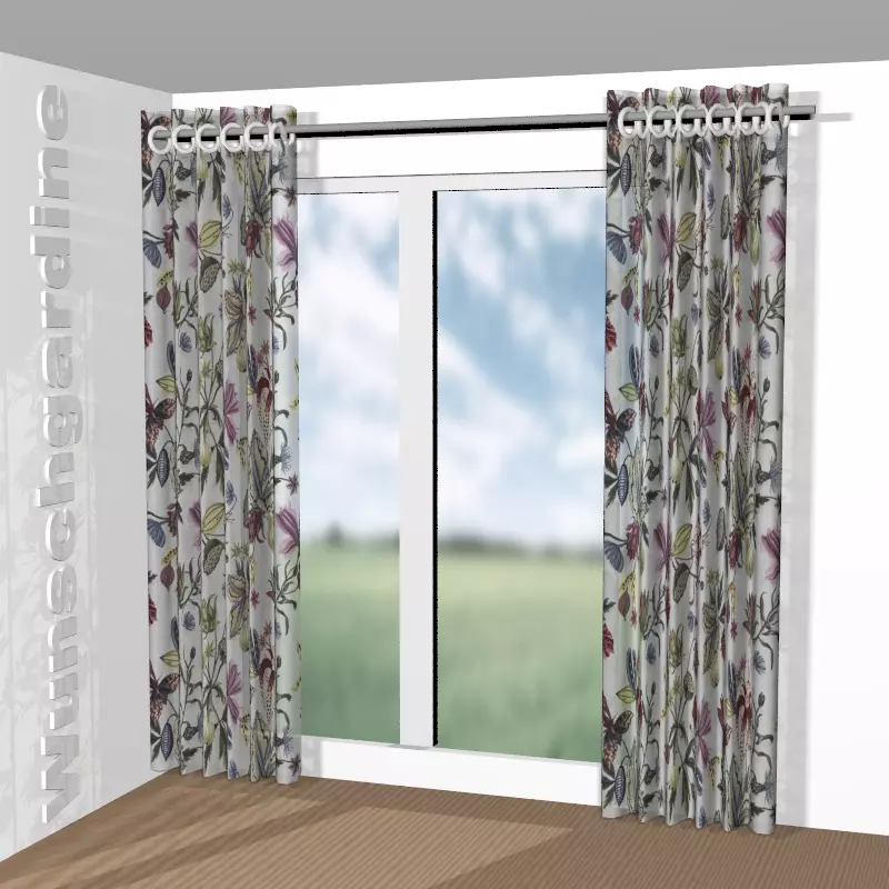 mit Ösen aus Curious Garden CH3078/060