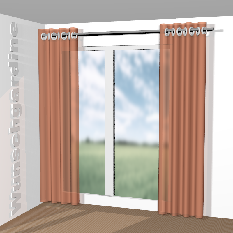 mit Ösen aus Echos JA6133-063