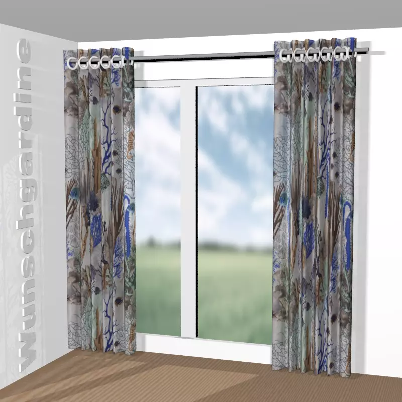 mit Ösen aus Fabulous Reef CH3094/050