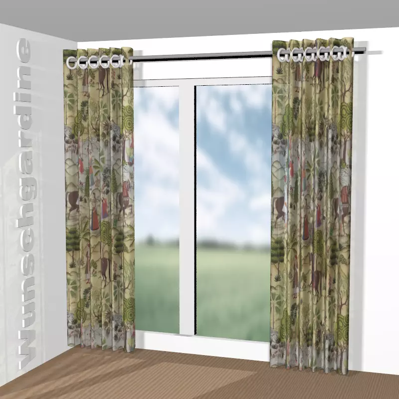 mit Ösen aus Fabulous World CH3118/040