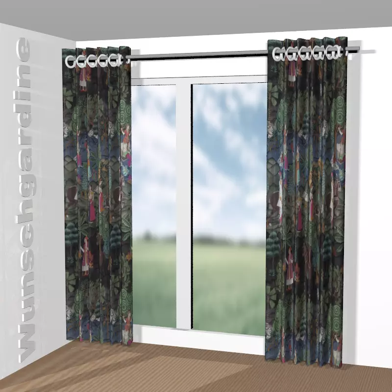 mit Ösen aus Fabulous World CH3118/092