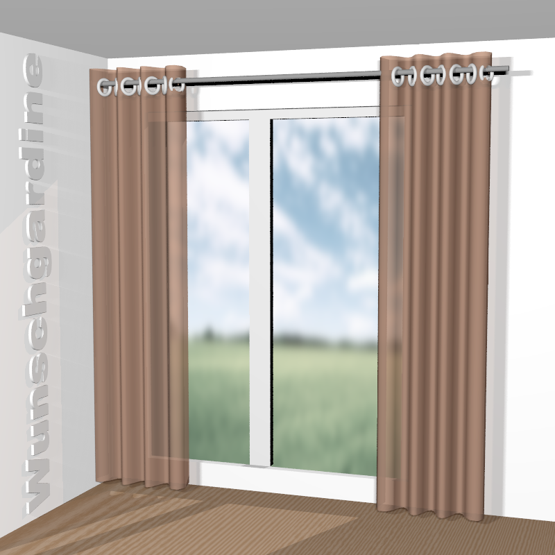 mit Ösen aus Fleur de lin RE 19632-113