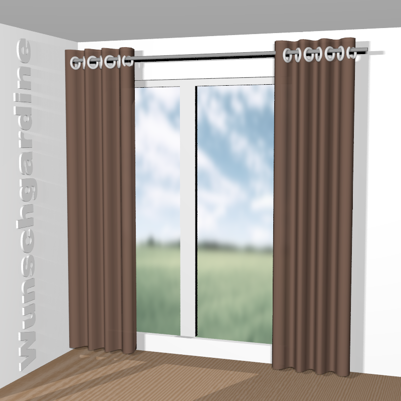 mit Ösen aus Infinity Tweed 11041-858