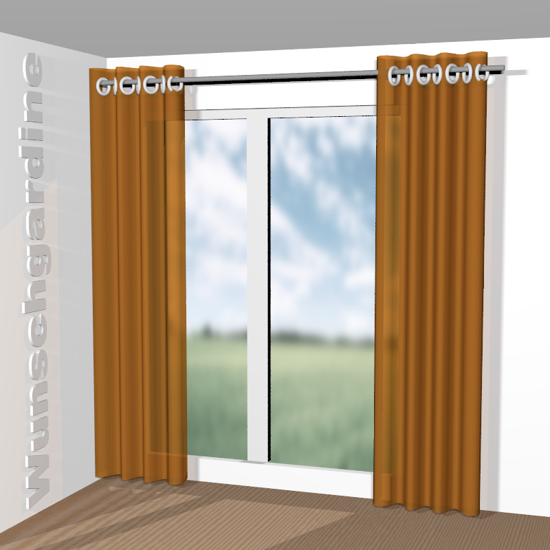 mit Ösen aus Lino RE 19631-213