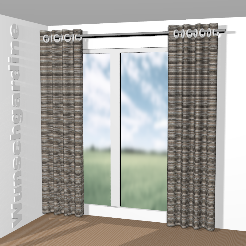 mit Ösen aus Lucky Stripe CH3329/020