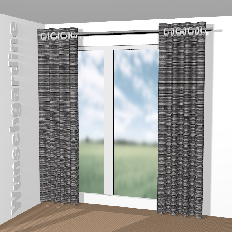 mit Ösen aus Lucky Stripe CH3329/091