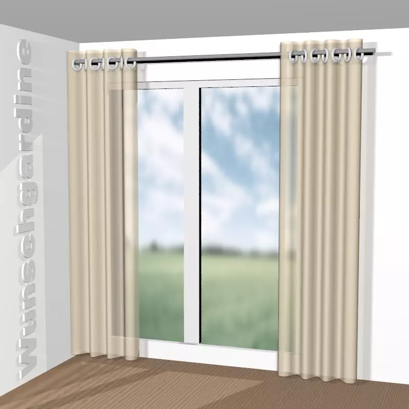 mit Ösen aus Sarah Eco JA6138-075