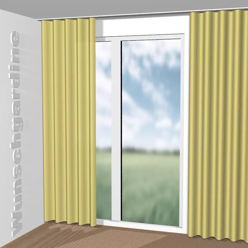 Wellenvorhang aus Adore 14330-104