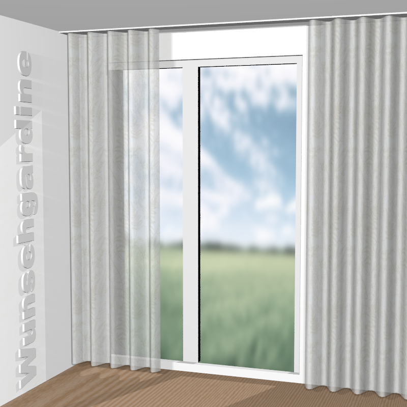 Wellenvorhang aus Alicia JA8093-070