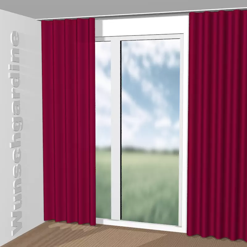 Wellenvorhang aus Allure Velvet CA1357/064