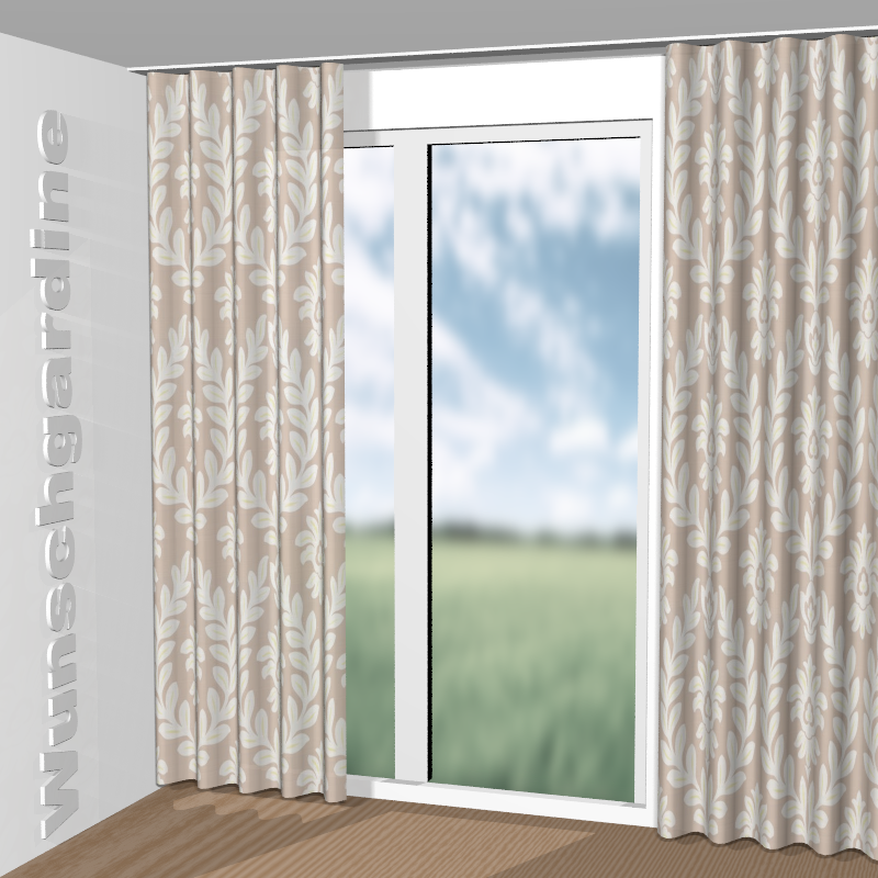 Wellenvorhang aus Arabesque CH3338/060