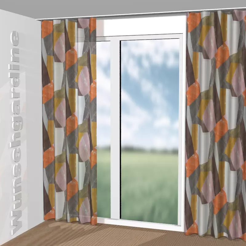 Wellenvorhang aus Artwork JA8035-061