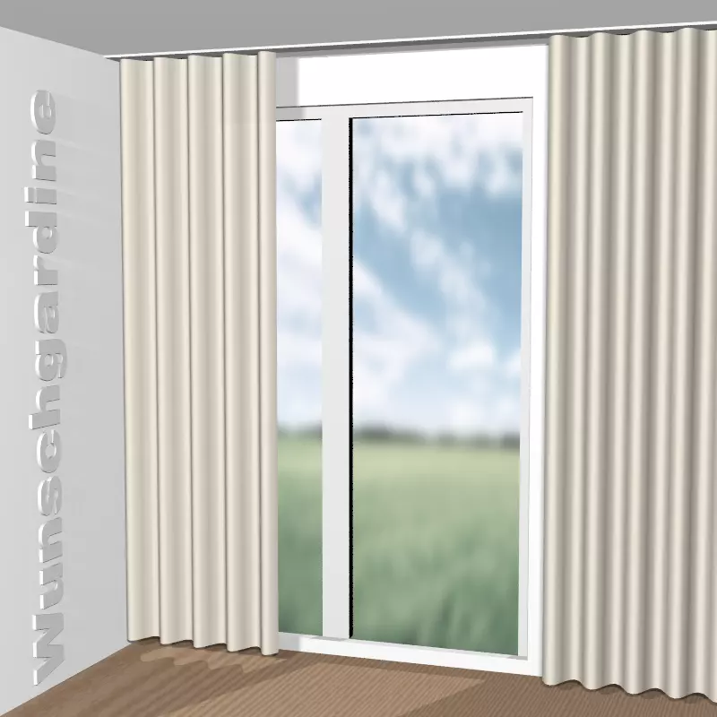 Wellenvorhang aus Backdrop CH2816/040