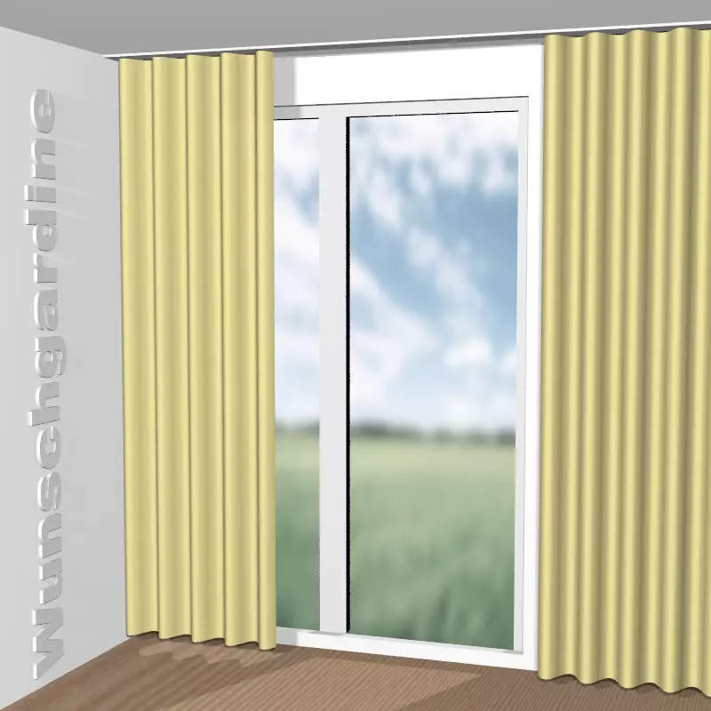 Wellenvorhang aus Backdrop CH2816/042