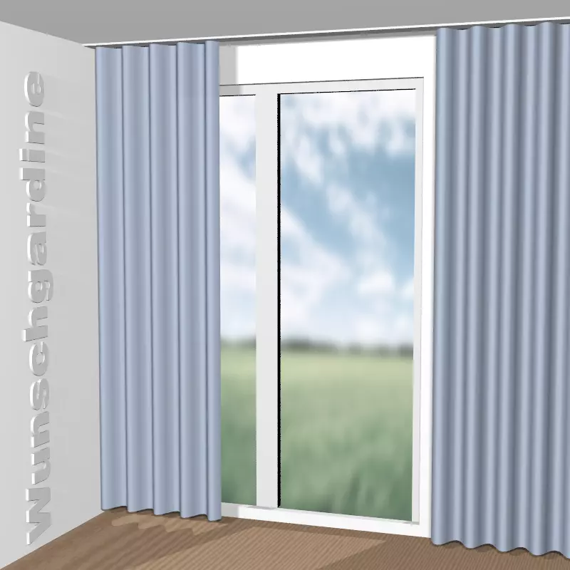 Wellenvorhang aus Backdrop CH2816/050