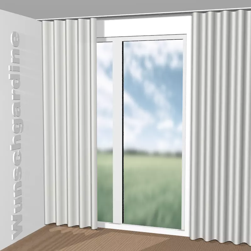 Wellenvorhang aus Backdrop CH2816/072