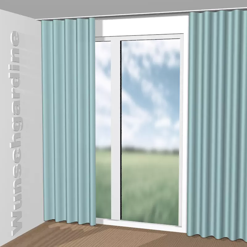 Wellenvorhang aus Backdrop CH2816/081