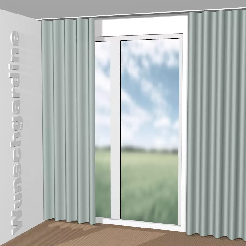 Wellenvorhang aus Backdrop CH2816/082